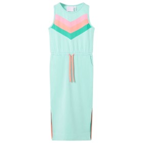 Vestido infantil con cordón menta claro 140 de , Vestidos de niños - Ref: Foro24-11308, Precio: 13,99 €, Descuento: %