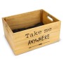 Beeztees Wooden Dog Bike Basket with Text by Beeztees, Pet carriers and boxes - Ref: Foro24-426481, Price: 115,69 €, Discount: %