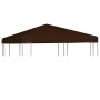 Toldo de cenador marrón 310 g/m² 3x3 m de vidaXL, Cubiertas para carpas y cenadores - Ref: Foro24-46621, Precio: 47,04 €, Des...