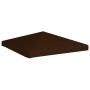 Toldo de cenador marrón 310 g/m² 3x3 m de vidaXL, Cubiertas para carpas y cenadores - Ref: Foro24-46621, Precio: 47,04 €, Des...