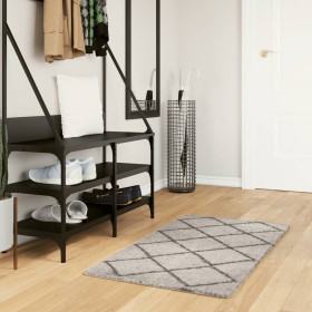 Modern long hair rug PAMPLONA anthracite beige 60x110 cm by , Rugs - Ref: Foro24-375382, Price: 24,81 €, Discount: %