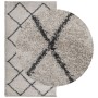 Modern long hair rug PAMPLONA anthracite beige 60x110 cm by , Rugs - Ref: Foro24-375382, Price: 24,81 €, Discount: %