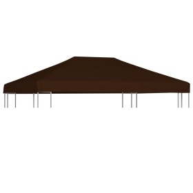 Brown gazebo awning 310 g/m² 3x4 m by vidaXL, Covers for tents and gazebos - Ref: Foro24-46625, Price: 79,80 €, Discount: %