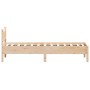 Estructura de cama madera maciza de pino 75x190 cm de , Camas y somieres - Ref: Foro24-844757, Precio: 69,88 €, Descuento: %