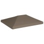 Toldo de cenador gris topo 310 g/m² 3x3 m de vidaXL, Cubiertas para carpas y cenadores - Ref: Foro24-46619, Precio: 84,65 €, ...