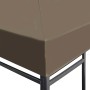 Toldo de cenador gris topo 310 g/m² 3x3 m de vidaXL, Cubiertas para carpas y cenadores - Ref: Foro24-46619, Precio: 84,65 €, ...