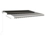 Anthracite gray automatic retractable awning 450x350 cm by , Awnings - Ref: Foro24-3069009, Price: 546,69 €, Discount: %