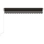 Anthracite gray automatic retractable awning 450x350 cm by , Awnings - Ref: Foro24-3069009, Price: 546,69 €, Discount: %