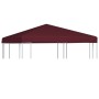 Toldo de cenador burdeos 310 g/m² 3x3 m de vidaXL, Cubiertas para carpas y cenadores - Ref: Foro24-46620, Precio: 53,32 €, De...