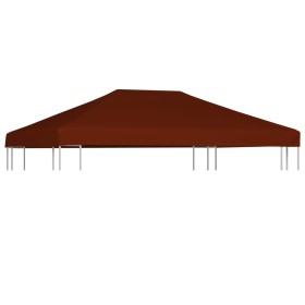 Toldo de cenador terracota 310 g/m² 3x4 m de vidaXL, Cubiertas para carpas y cenadores - Ref: Foro24-46626, Precio: 80,19 €, ...