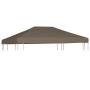 Taupe gazebo awning 310 g/m² 3x4 m by vidaXL, Covers for tents and gazebos - Ref: Foro24-46623, Price: 79,80 €, Discount: %