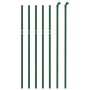 Green galvanized steel wire fence 0.8x10 m by , fence panels - Ref: Foro24-154048, Price: 58,42 €, Discount: %