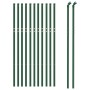 Green Galvanized Steel Wire Fence 1x25m by , fence panels - Ref: Foro24-154057, Price: 143,99 €, Discount: %