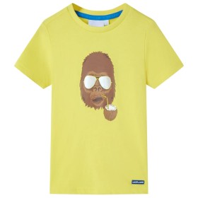 Children's short-sleeved t-shirt yellow 92 by , Kids T-shirts - Ref: Foro24-11614, Price: 9,99 €, Discount: %