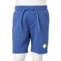 Pantalones cortos infantiles con cordón azul mélange 92 de , Pantalones de niños - Ref: Foro24-11904, Precio: 10,37 €, Descue...