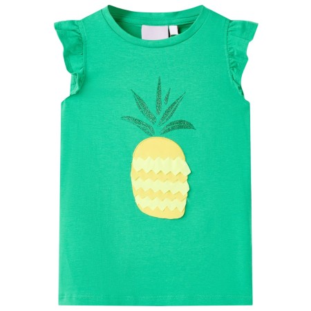 Camiseta infantil verde 104 de , Camisetas para niños - Ref: Foro24-11280, Precio: 8,48 €, Descuento: %