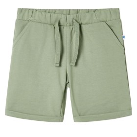 Kindershorts mit Kordelzug hellkhaki 140 von , Kinderhosen - Ref: Foro24-12608, Preis: 11,99 €, Rabatt: %