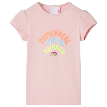 Camiseta infantil rosa claro 128 de , Camisetas para niños - Ref: Foro24-10762, Precio: 9,99 €, Descuento: %