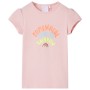 Hellrosa Kinder-T-Shirt 128 von , Kinder-T-Shirts - Ref: Foro24-10762, Preis: 9,51 €, Rabatt: %