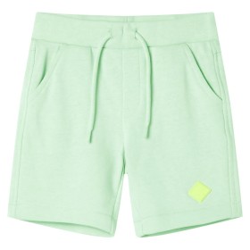 Pantalones cortos infantiles con cordón verde chillón 104 de , Pantalones de niños - Ref: Foro24-11910, Precio: 8,81 €, Descu...