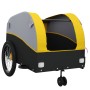 Remolque para bicicleta hierro negro y amarillo 45 kg de , Remolques para bicicletas - Ref: Foro24-94148, Precio: 81,99 €, De...