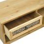 Brown carved wood TV cabinet 120x30x42 cm by vidaXL, TV Furniture - Ref: Foro24-285768, Price: 151,06 €, Discount: %