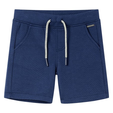 Pantalones cortos infantiles con cordón azul oscuro 140 de , Pantalones de niños - Ref: Foro24-12193, Precio: 12,54 €, Descue...