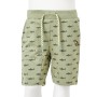 Pantalones cortos infantiles con cordón caqui claro 128 de , Pantalones de niños - Ref: Foro24-12327, Precio: 11,59 €, Descue...