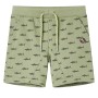 Kindershorts mit Kordelzug hellkhaki 104 von , Kinderhosen - Ref: Foro24-12325, Preis: 11,59 €, Rabatt: %