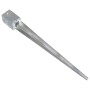 Ground spikes 6 pcs silver galvanized steel 9x9x90 cm by vidaXL, Spikes for anchoring in the ground - Ref: Foro24-145417, Pri...