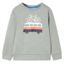 Children's sweatshirt light khaki mélange 116 by , Kids T-shirts - Ref: Foro24-12056, Price: 10,72 €, Discount: %