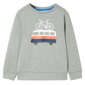 Children's sweatshirt light khaki mélange 116 by , Kids T-shirts - Ref: Foro24-12056, Price: 10,99 €, Discount: %