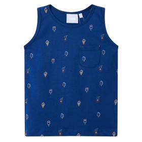 Dark blue children's sleeveless T-shirt 128 by , Kids T-shirts - Ref: Foro24-12352, Price: 8,99 €, Discount: %