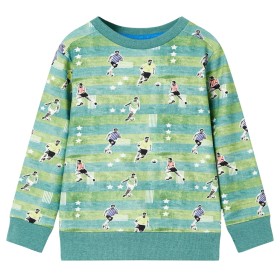 Kinder-Sweatshirt hellgrün meliert 140 von , Kinder-T-Shirts - Ref: Foro24-12463, Preis: 12,99 €, Rabatt: %