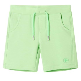 Fluorescent green children's shorts 128 by , kids pants - Ref: Foro24-12507, Price: 11,99 €, Discount: %