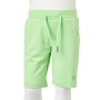 Pantalón corto infantil verde flúor 128 de , Pantalones de niños - Ref: Foro24-12507, Precio: 11,99 €, Descuento: %