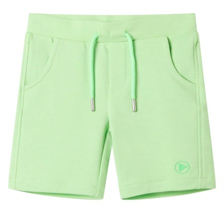 Pantalón corto infantil verde flúor 104 de , Pantalones de niños - Ref: Foro24-12505, Precio: 11,99 €, Descuento: %