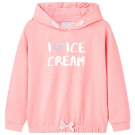 Sudadera con capucha infantil rosa brillante 104 de , Camisetas para niños - Ref: Foro24-11420, Precio: 11,99 €, Descuento: %