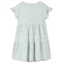 Children's dress with mint green ruffle sleeves 128 by , Children's dresses - Ref: Foro24-11512, Price: 11,71 €, Discount: %