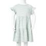 Kinderkleid mit mintgrünen Rüschenärmeln 104 von , Kinderkleider - Ref: Foro24-11510, Preis: 11,71 €, Rabatt: %