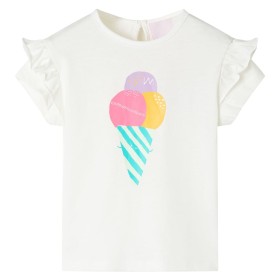 Ecru children's t-shirt 116 by , Kids T-shirts - Ref: Foro24-11531, Price: 8,99 €, Discount: %