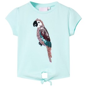 Camiseta infantil aguamarina claro 92 de , Camisetas para niños - Ref: Foro24-10554, Precio: 8,99 €, Descuento: %