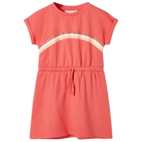 Vestido infantil con cordón color coral 92 de , Vestidos de niños - Ref: Foro24-10619, Precio: 12,99 €, Descuento: %