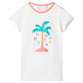 Ecru children's t-shirt 92 by , Kids T-shirts - Ref: Foro24-11294, Price: 9,99 €, Discount: %