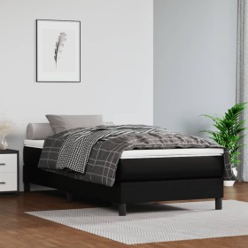 Black synthetic leather pocket spring mattress 120x190x20cm by , Mattresses - Ref: Foro24-4007148, Price: 200,99 €, Discount: %