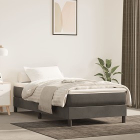 Dark gray velvet pocket spring mattress 120x190x20 cm by , Mattresses - Ref: Foro24-4007155, Price: 184,99 €, Discount: %