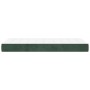 Colchón muelles ensacados terciopelo verde oscuro 120x190x20 cm de , Colchones - Ref: Foro24-4007157, Precio: 184,44 €, Descu...