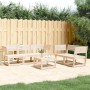 Gartensofa-Set 5-teilig aus massivem Kiefernholz von , Gartensets - Ref: Foro24-3216995, Preis: 367,50 €, Rabatt: %