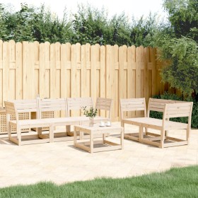 Garden sofa set 5 pieces solid pine wood by , Garden sets - Ref: Foro24-3216995, Price: 367,50 €, Discount: %