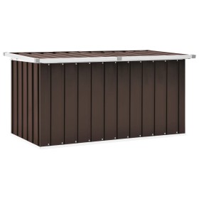 Brown garden storage box 129x67x65 cm by vidaXL, Outdoor storage boxes - Ref: Foro24-46264, Price: 101,25 €, Discount: %